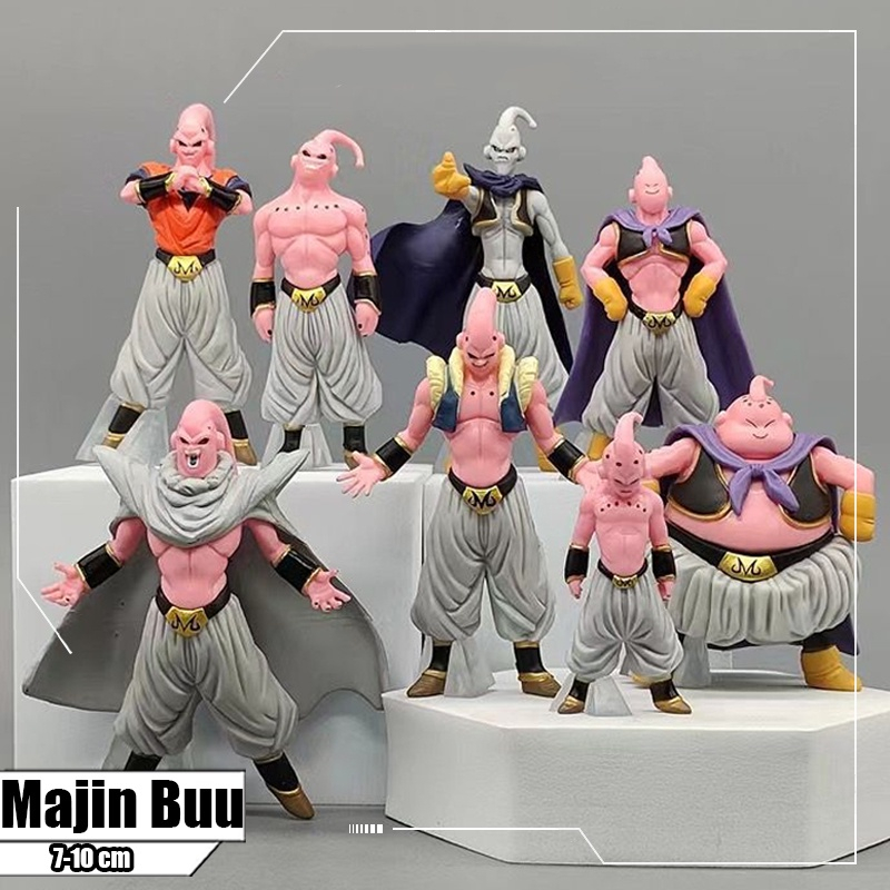 Desenhos animados Anime Dragon Ball Z PVC Action Figures, Majin