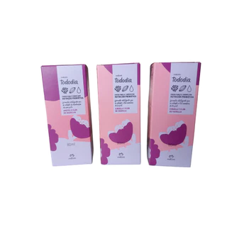 Kit Creme Desodorante Nutritivo para o Corpo Tododia Ameixa e Flor de Baunilha - Natura 80ml cada