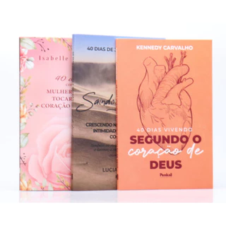 Kit 3 Livros | 120 Dias Vivendo Segundo as Escrituras