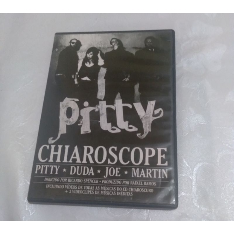 DVD Pitty (ACOMPANHA O ENCARTE) - CHIAROSCOPE | Shopee Brasil