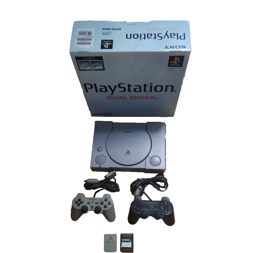 Playstation 1 Console Spch 9000 2 Controles + 2 Memory Card