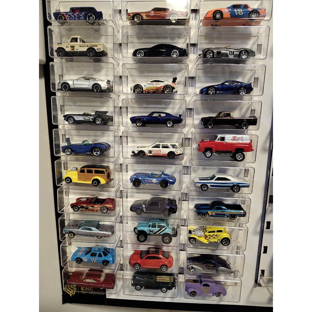 Expositor Para 30 Miniaturas 1:64 HOT WHEELS, MATCHBOX, MINI GT