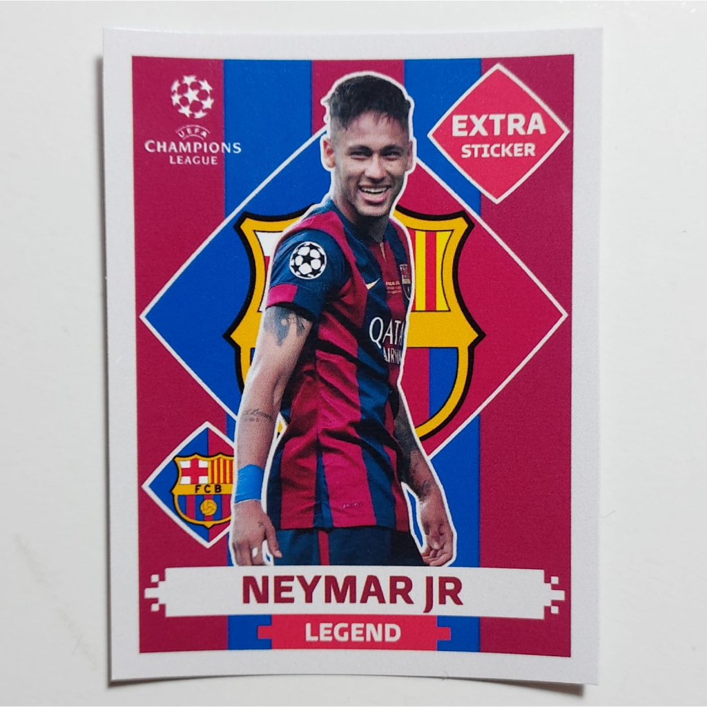 Figurinhas Gold Extras Legends Neymar Jr Messi Cr7 - Ouro em