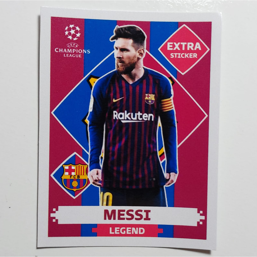 Figurinha Personalizada Legend Messi Barcelona Álbum Copa do Mundo Catar 2022