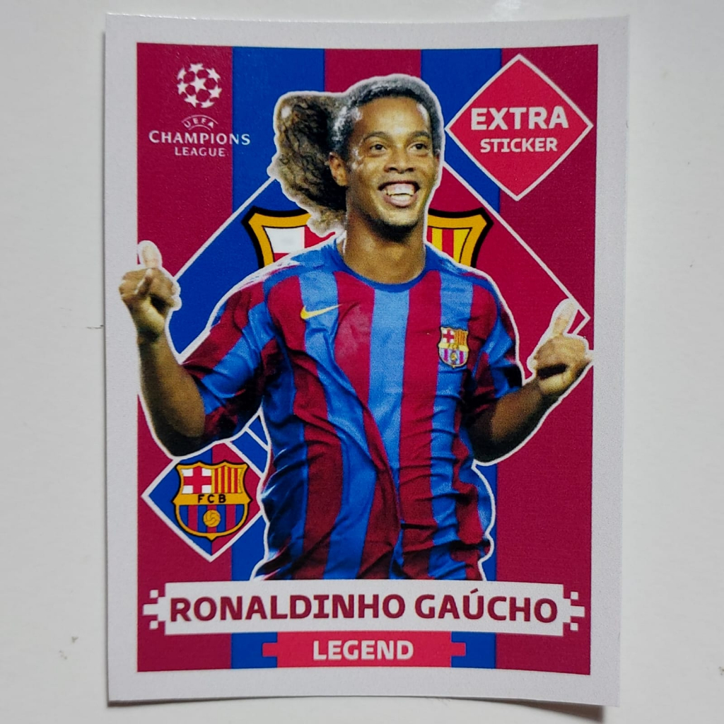 Figurinha Legend Personalizada Ronaldinho Gaúcho Barcelona | Shopee Brasil