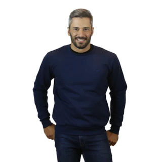 Blusa De Frio Moletom Unissex Grosso Liso Bolsos Confortável Plus Size