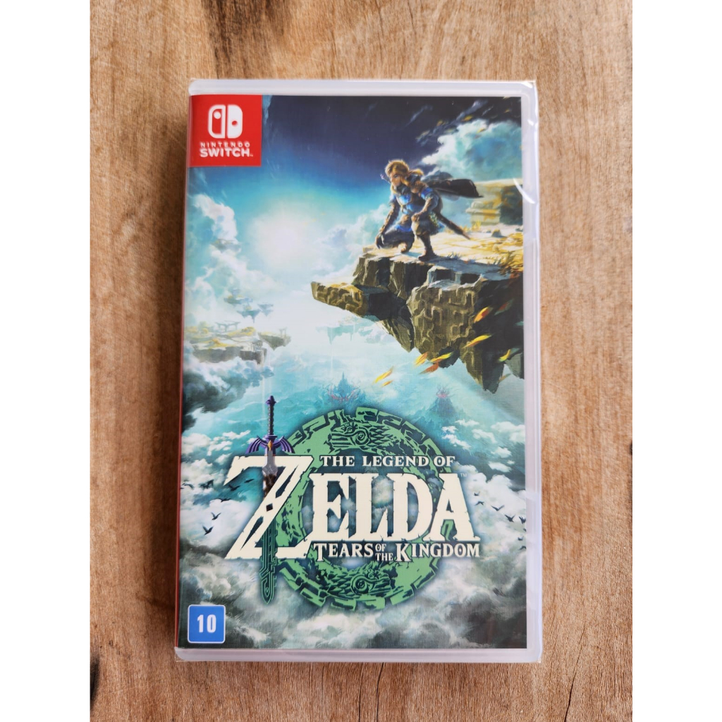 Nintendo Switch OLED 64GB The Legend of Zelda: Tears of the Kingdom Edition  cor verde e dourado e preto