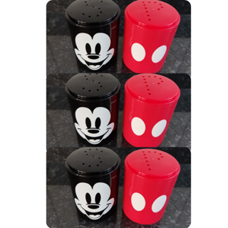 3 conjuntos saleiro + pimenteiro Mickey Mouse 100ml