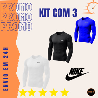 Kit com 3 Camisas Segunda Pele Proteção Solar uv Blusa Térmica uv50+//Unisexx// Envio imediato