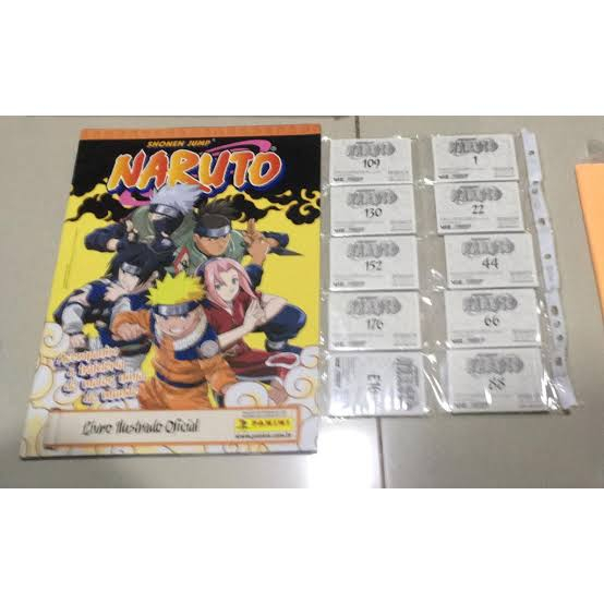 Álbum Naruto Clássico Shonen + 60 Figurinhas S/ Repetição