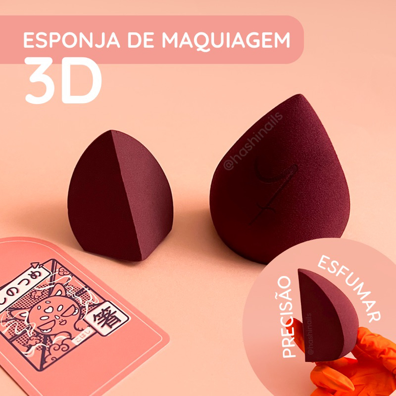 Esponja de maquiagem 3D - Beter