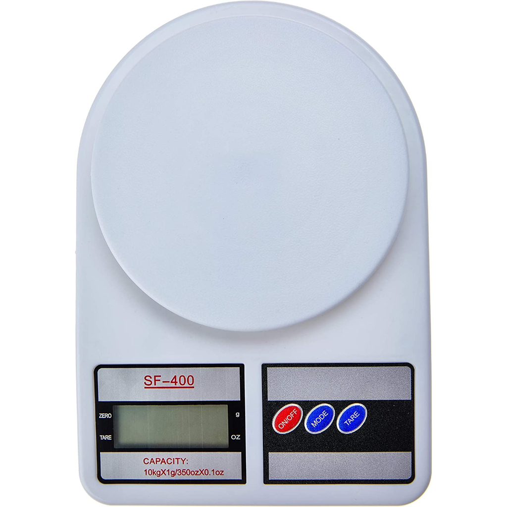 Balança Digital de Cozinha, SF-400, Até 10 kg, Escala 1 grama