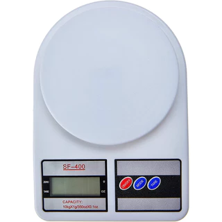 Balança Digital de Cozinha, SF-400, Até 10 kg, Escala 1 grama