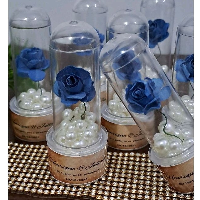 Escolha a quantidade l Lembrancinhas personalizadas l Casamento l Aniversário l 15 anos l lAzul Marinho l Royal