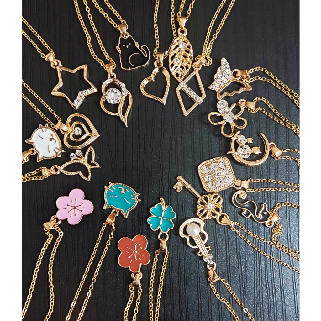 Leia a Descrição - Kit até 10 Colares em Aço Inoxidável Banhado a Ouro ...