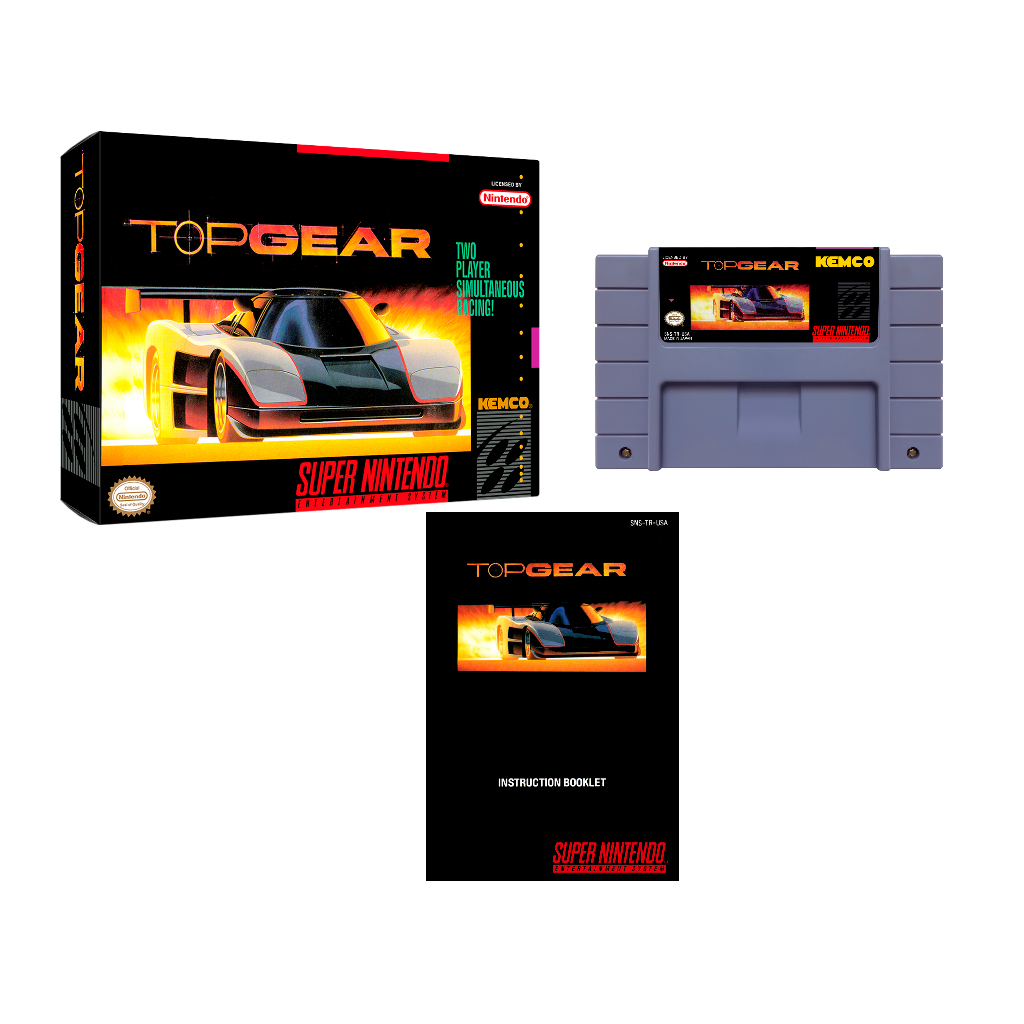 Jogo Top Gear - Super Nintendo - Space Tech's Store