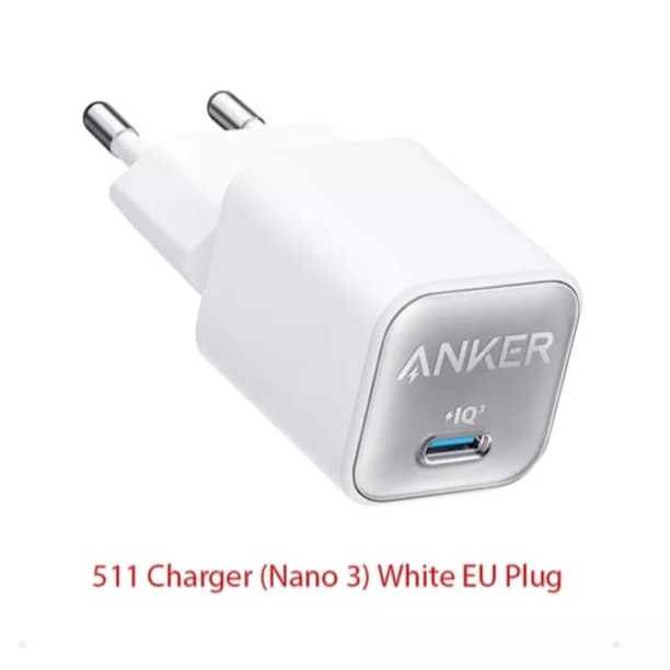 ANKER 30W Carregador Para IPHONE 14/13/12/11 Nano 3 series 5 Cor Branca Brazil