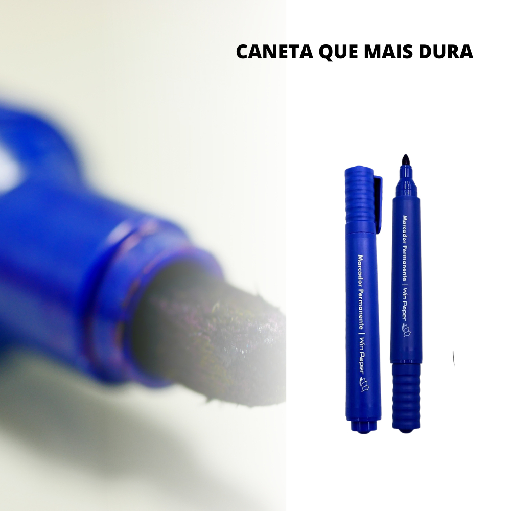 Kit Com Caneta Marcador Para Retroprojetor Permanente Multiuso