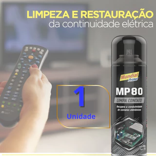 1UN - Limpa Contato para Veículos Computadores Celulares Circuitos Elétricos em Geral Mundial Prime