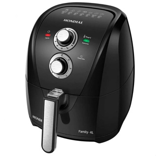Fritadeira Elétrica Sem Óleo Air Fryer Mondial Family AFN40FB 4 L – Preta