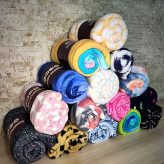 Kit c/ 3 Manta Fleece Multiuso - 90x110cm Estampada Cobertor Bebê Pet Infantil Microfibra Antialérgico Soft Estampas Variadas Andreza Enxovais