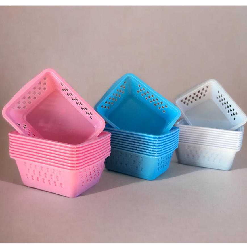 Kit 10 Cestinhos Organizador Gaveta De Plástico Otima Qualidade