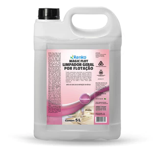 Magic Flot Detergente Limpador Estofados Carpetes Renko 5lts
