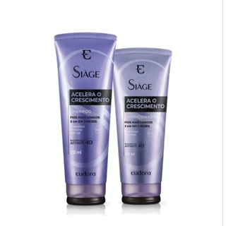 kit Siáge Eudora Shampoo 250ml + Condicionador 200ml