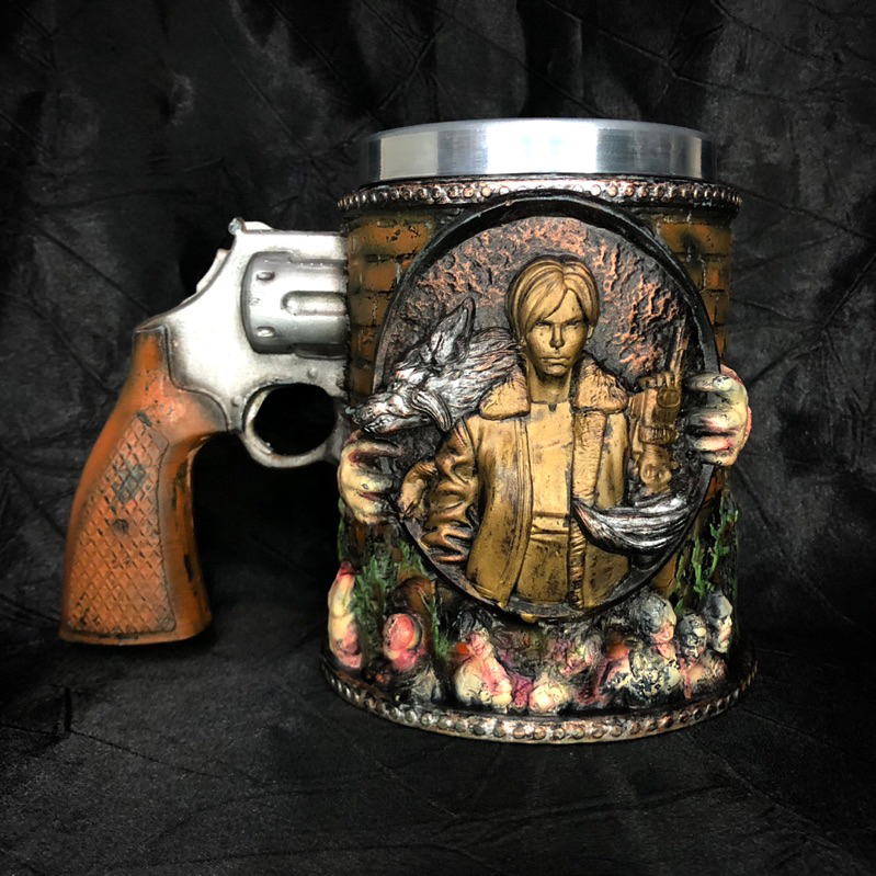 Caneca/Copo Leon S. Kennedy Resident Evil 4 - 3D Resina