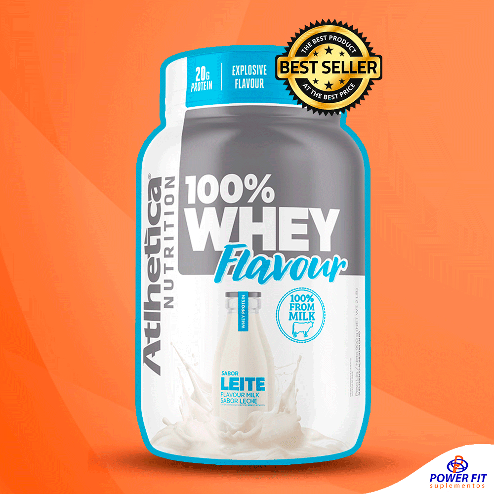 100% Whey Protein Flavour Pote 900g Melhor Opção Ao Best Whey - Atlhetica