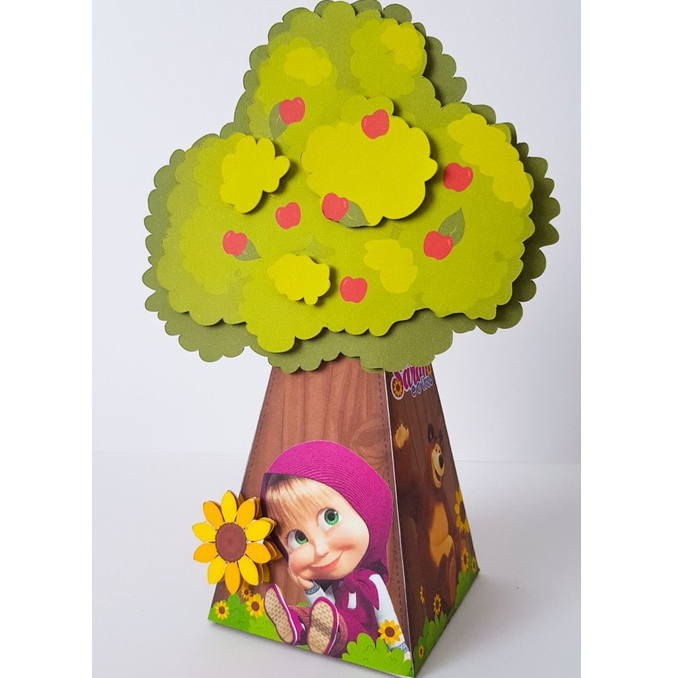 Caixa Cone Personalizada MASHA