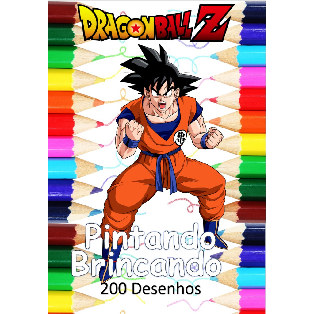 40 desenhos de Dragon Ball Z para colorir, pintar, imprimir-ESPAÇO EDUCAR