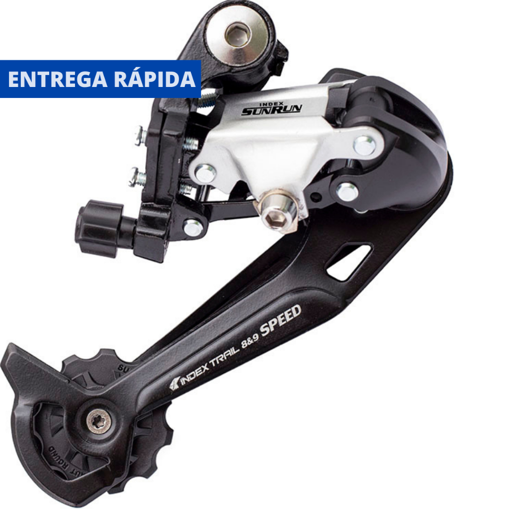 Cambio Traseiro 8/9v Index Megaranger Até 43d Longo Bike Mtb