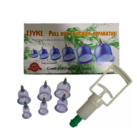 Kit com 12 ou 6 Ventosas Terapêuticas Ventosaterapia Massagem ...