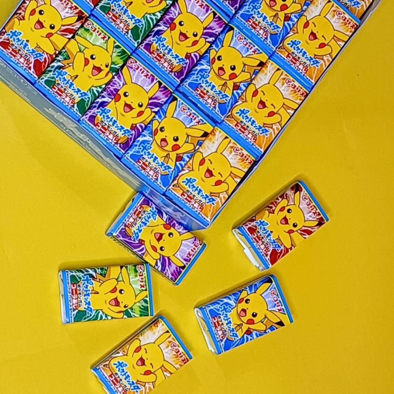 Chiclete Pokemon - Sabor Cola: Pikachu (unidade) | Shopee Brasil