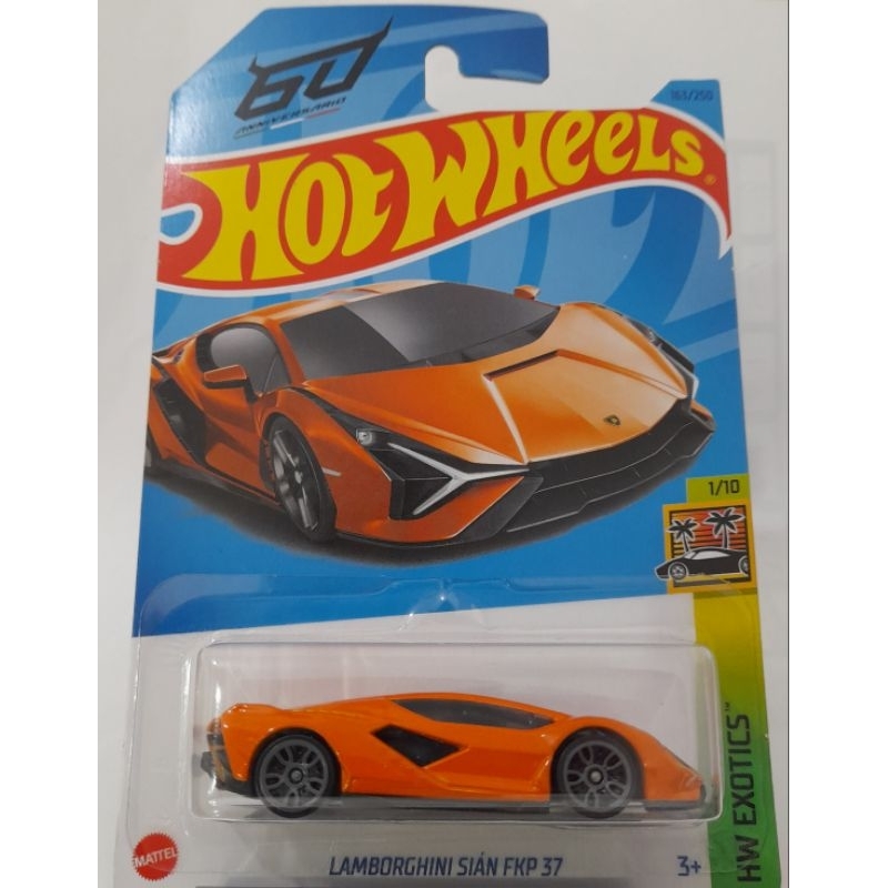 Hot Wheels Lamborghini Sian Fkp 37 60 Anniversario Shopee Brasil