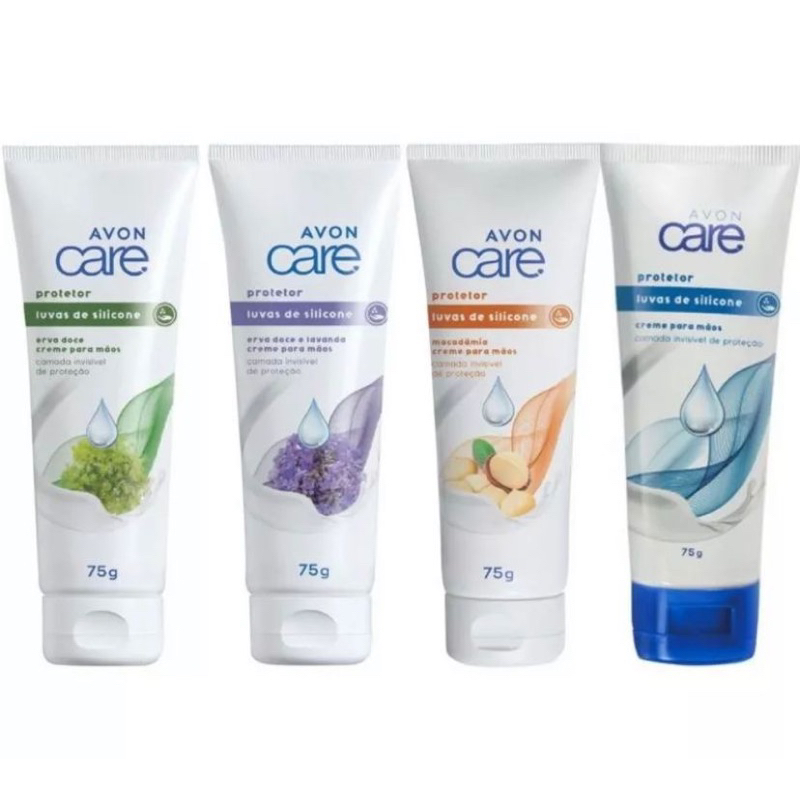 Luvas de Silicone Creme Protetor para Mãos Avon Care - 75g Lançamentos