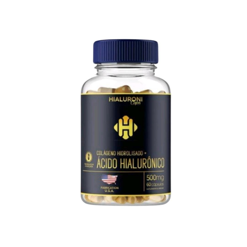 hialuroni caps americano ácido hialuronico com colágeno hidrolisado 60 ...