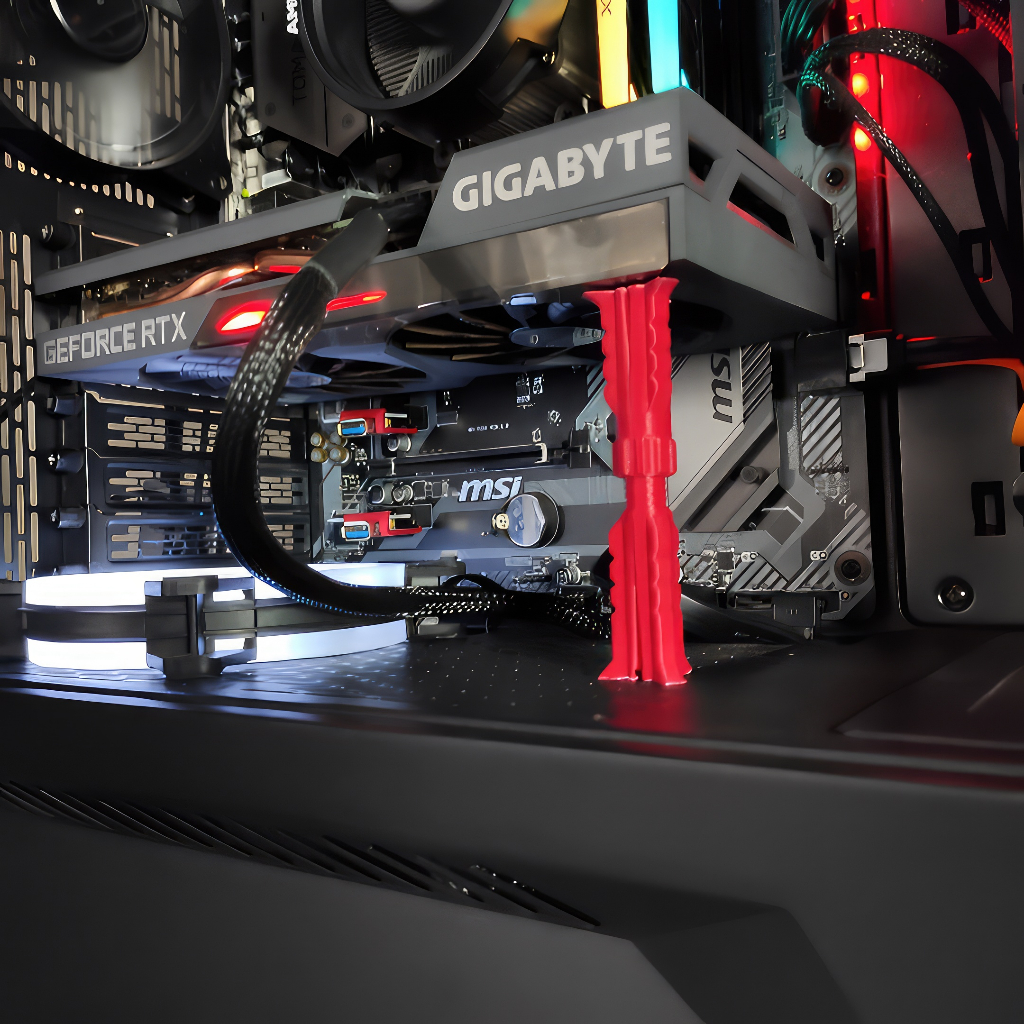 Suporte Vertical Placa De Video Gpu Ajustável Universal