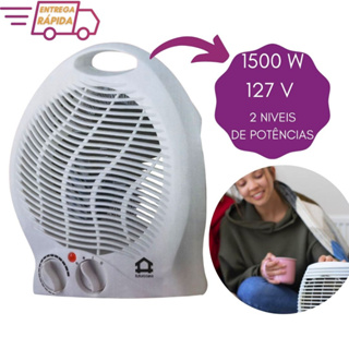 Aquecedor Elétrico Portátil de Ambiente 110v 1.500 watts