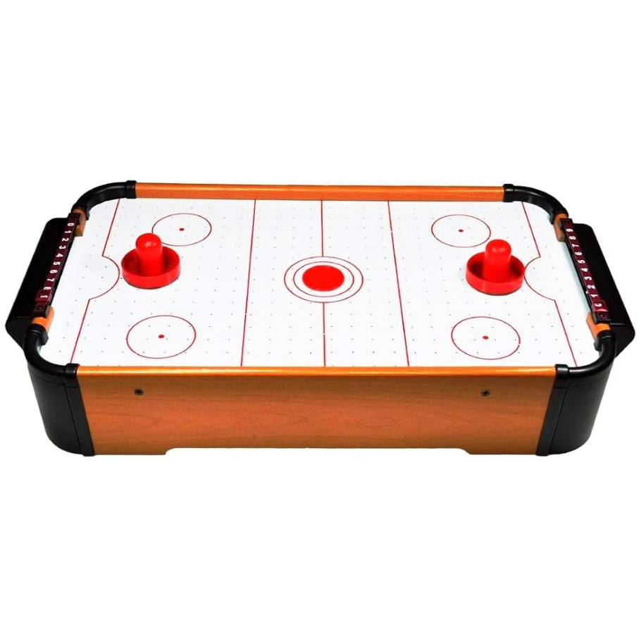 Brinquedo Aero Game Mini Mesa De Hockey Infantil Air Rocker Para