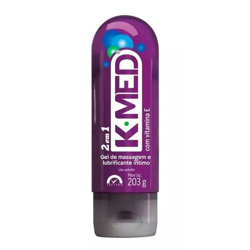 Gel Lubrificante Íntimo K med 2 em 1 203g Sex Shop