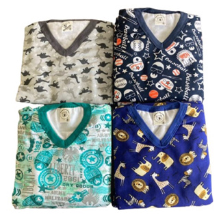 Pijama Moletinho Manga Longa Estampado Frio Inverno Estampas Variados-