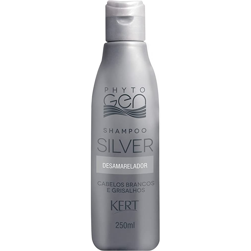 Shampoo Silver Desamarelador Para Cabelos Brancos e Grisalhos PhytoGen ...