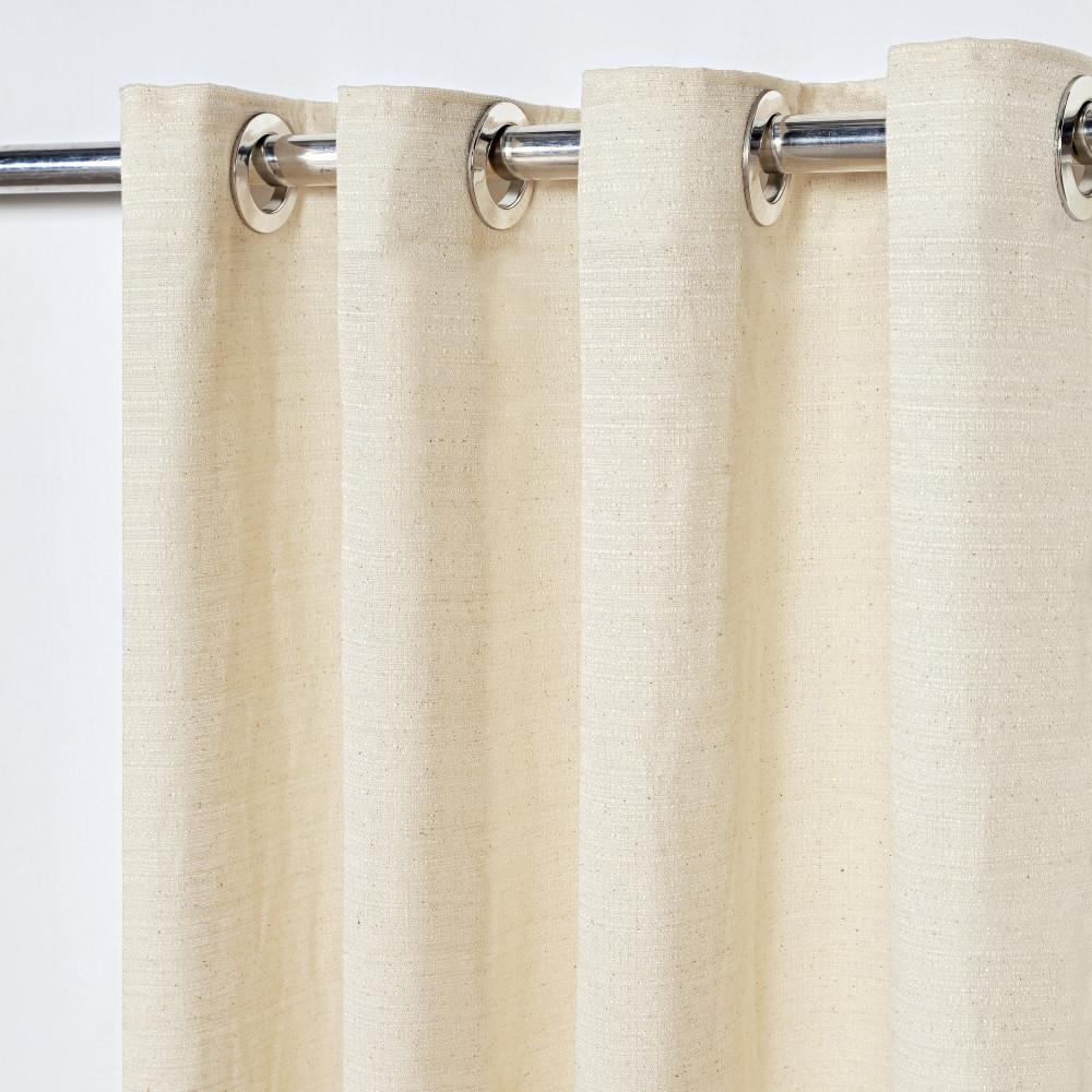 Cortina Rustica Linho Cru Sala Quarto Janela 2,80 M X 2,30 M Altura