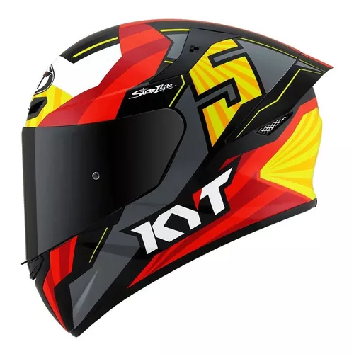 Capacete KYT D-City Dennis Foggia Leopard Aberto