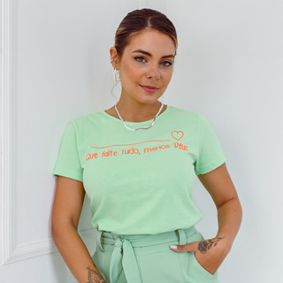 Kit 10 Baby Look Feminina T-shirt Malha 100% Premium