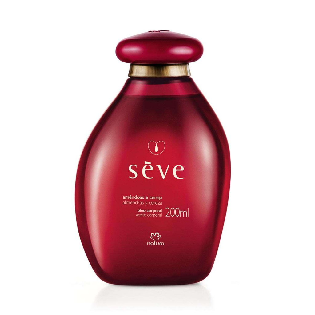 Óleo Desodorante Corporal Sève Amêndoas e Cereja - 200 ml | Shopee Brasil