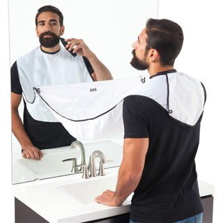 Capa de Barbear Avental para Barbear no Espelho com Ventosa Barba