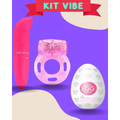 Kit Vibrador Ponto G Golfinho Anel Peniano Egg Masturbador Masculino Kit Erótico Shopee Brasil 4192